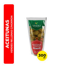 ACEITUNA VERDE RELLENA C/ MORRON DOY PACK X 300 GS