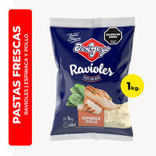 RAVIOLES ESPINACA POLLO DON YEYO 500GR