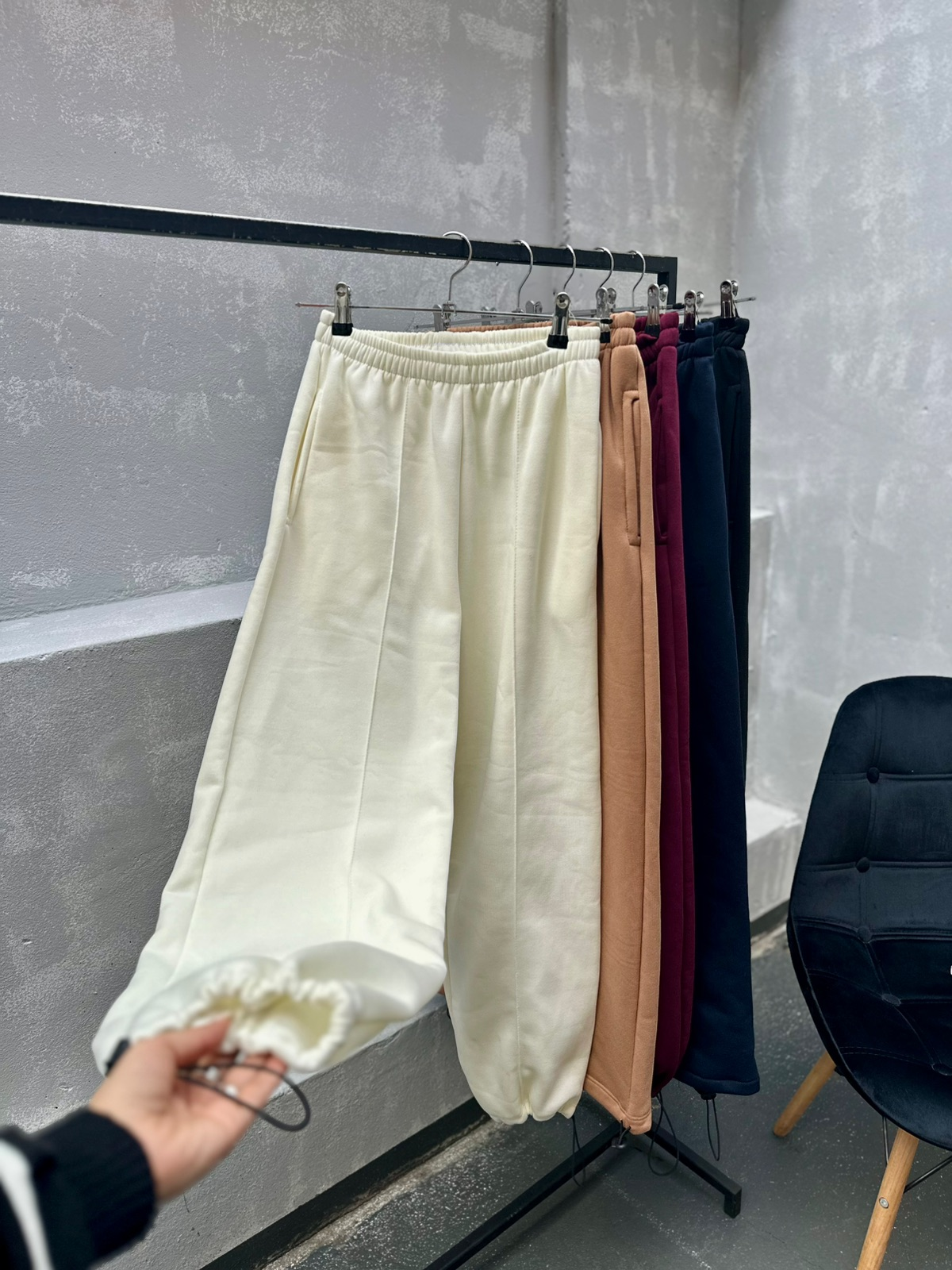 Pantalón baggy algodón Frizado