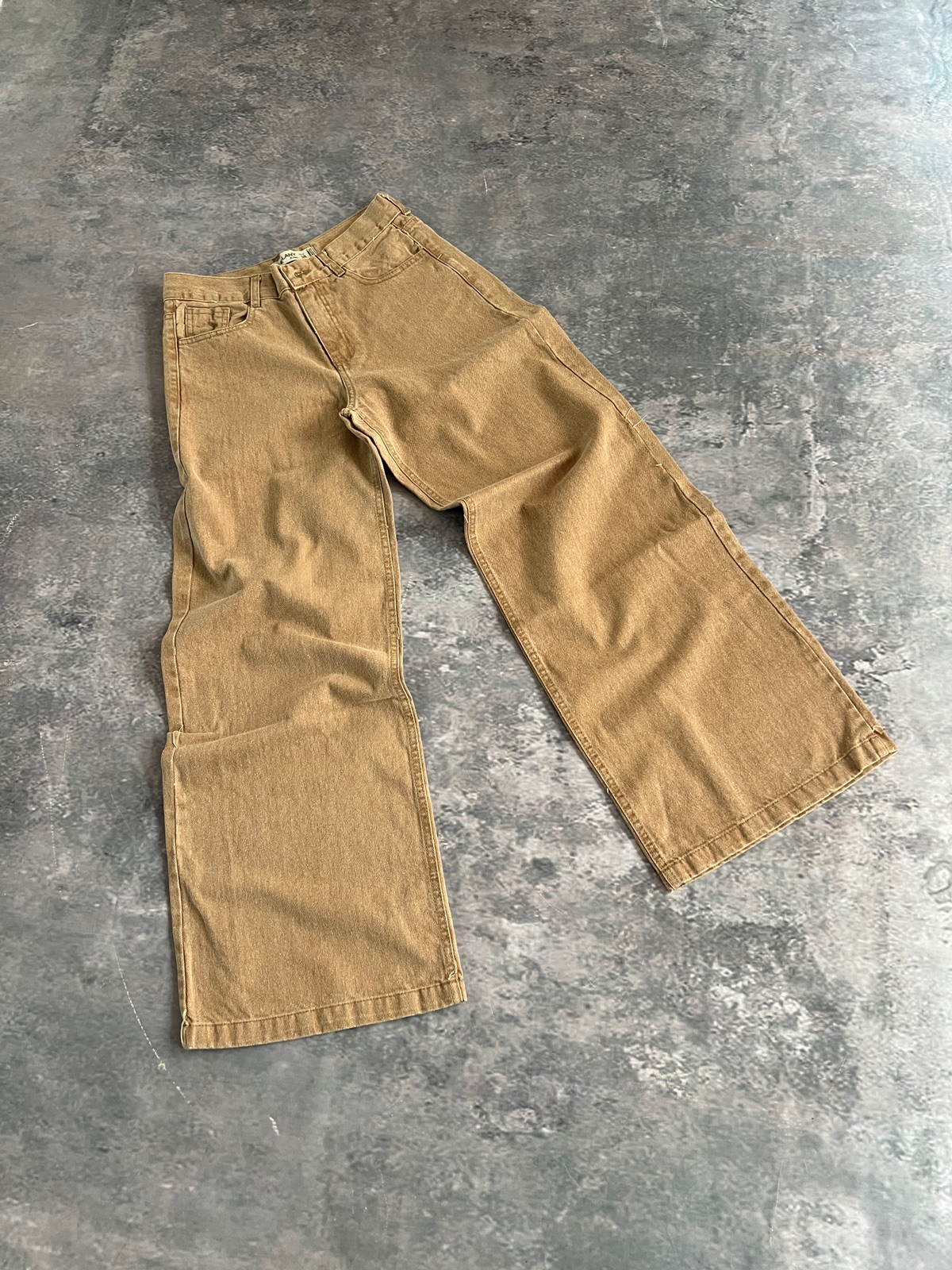 Wide leg beige