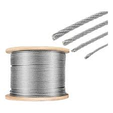 CABLE ACERO BOBINA GALV. 6mm  6 X 7 A.T