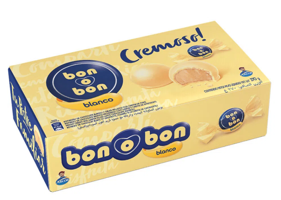 Oferta Especial: ARCOR BON O BON BLANCO X 15GR