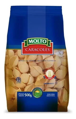 Oferta Especial: FIDEOS MOLTO CARACOL 500GR