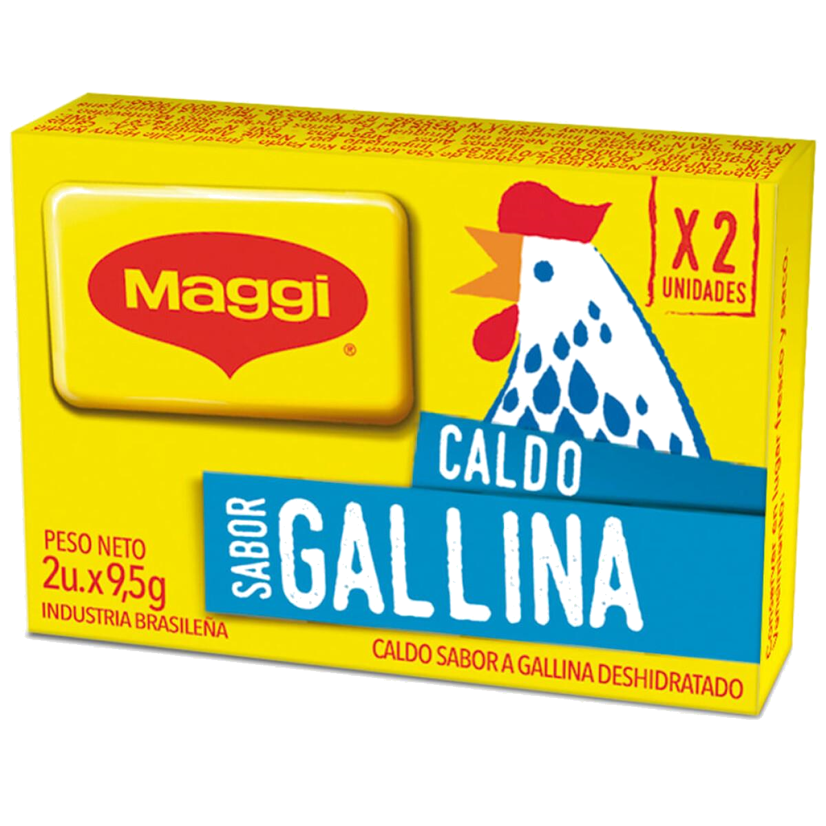 CALDO MAGGI GALLINA X 2 U X 19 GR