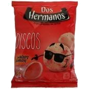 DISCOS DE ARROZ DOS HERMANOS JAMÓN SERRANO X 80G.