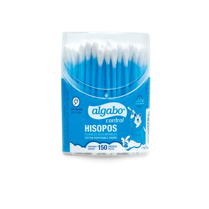 ALGABO CONTROL HISOPOS FLEXIBLES DESCARTABLES X 150 UNID 