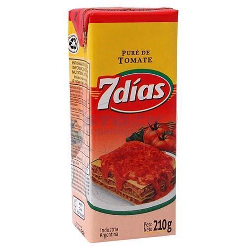 PURE DE TOMATE 7 DÍAS X 210GR