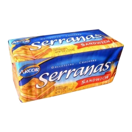 ARCOR SERRANAS SANDWICH X 112G