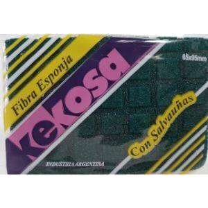 FIBRA ESPONJA KEKOSA C/SALVAUÑAS 65X95