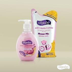 JABON LIQUIDO ALGABO FLOWER CREMOSO DOY P. X 300ML