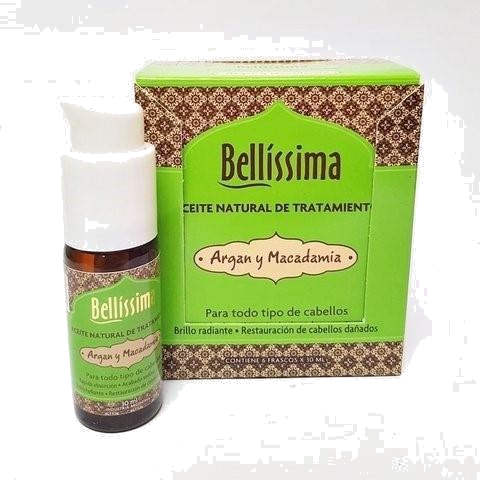 ACEITE BELLÍSIMA ARGAN Y MACADAMIA X 30ML