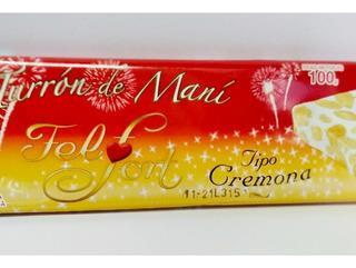 TURRON DE MANI FELFORT TIPO CREMONA X 100G