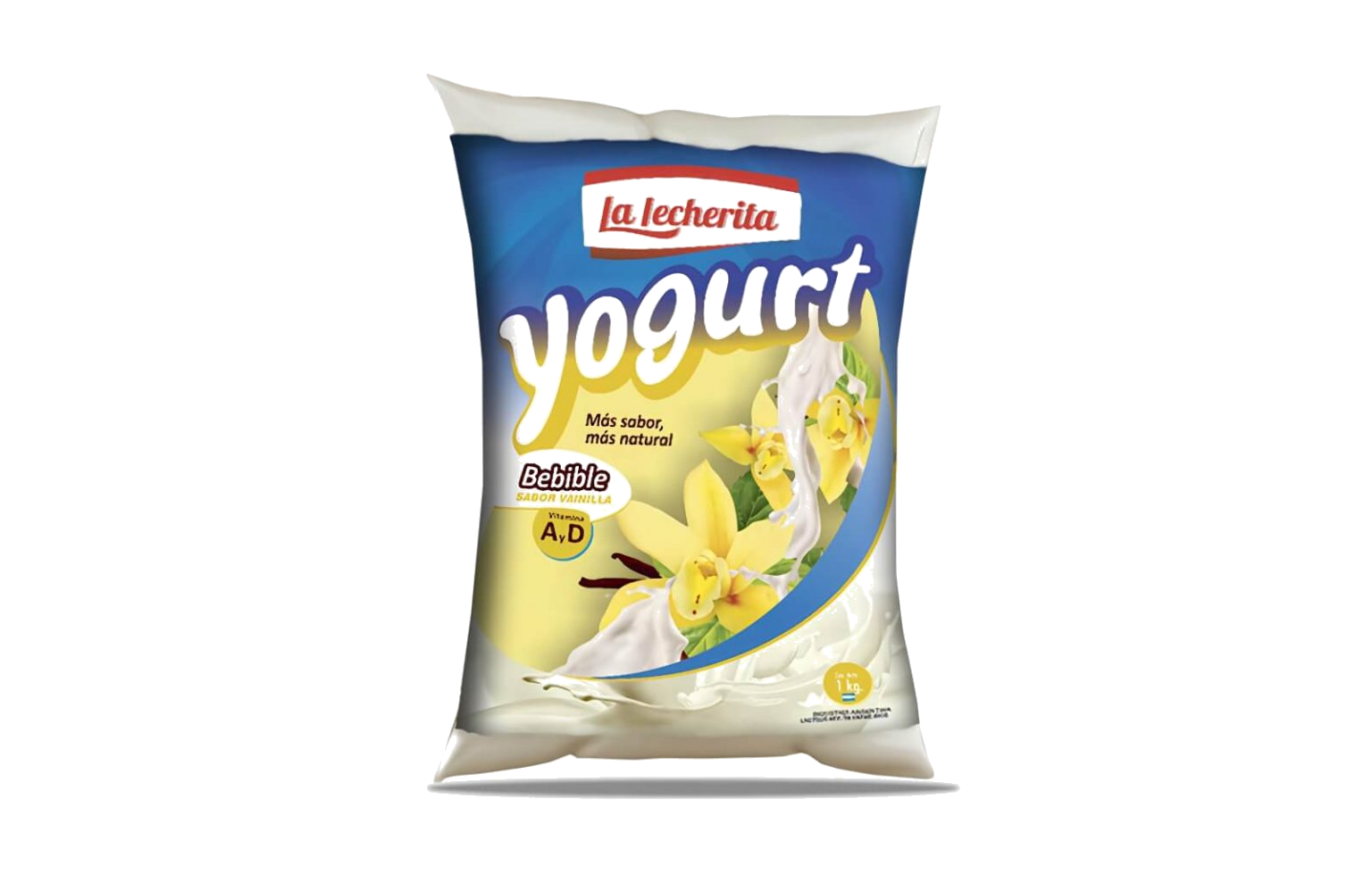 YOGUR LA LECHERITA BEBIBLE DE FRUTILLA X 1 LT