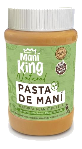 MANI KING PASTA DE MANI NATURAL X 485 G 