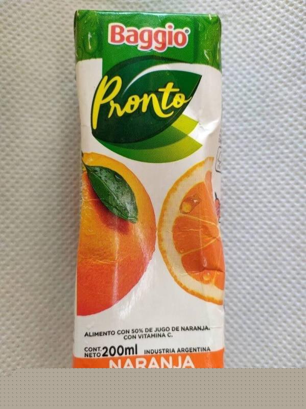 BAGGIO NARANJA X200 ML. (18) PRONTO 