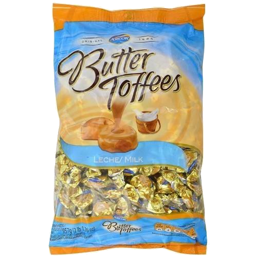 ARCOR BUTTER TOFFEES CARAMELO LECHE X 825G