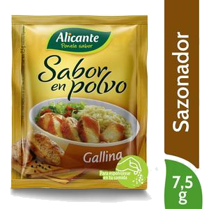 CALDO  EN POLVO X 6 GR ALICANTE