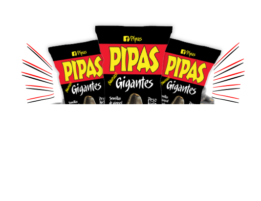 PIPAS TIRAS SEMILLAS GIGANTE GIRASOL TOST/SAL X50GRS