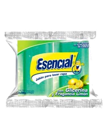 JABON ESENCIAL LIMON GLISER. 2 X 200G