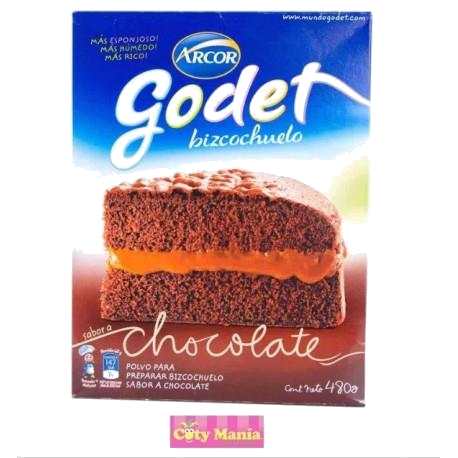 BIZCOCHUELO GODET CHOCOLATE X 480 GR