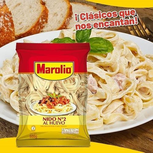 FIDEO MAROLIO NIDO AL HUEVO Nº2 X 500G.