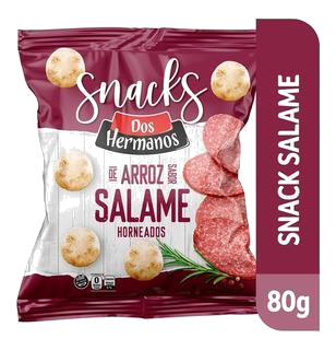 DOS HERMANOS DISCOS DE ARROZ SALAME 80 G