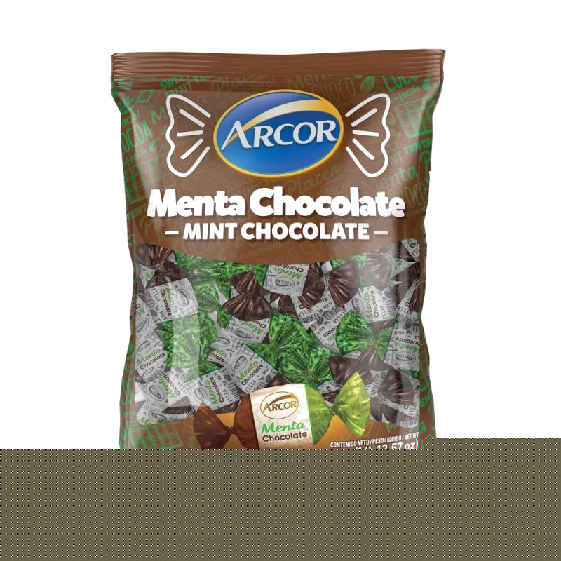 ARCOR CARAMELOS DELICIAS MENTA CHOCO X715GRSGRS