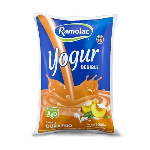 YOGUR ENT. DURAZNO RAMOLAC X 1L