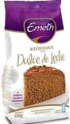 EMETH BIZCOCHUELO POUCH DULCE LECHE X450GRS