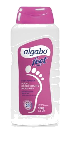 ALGABO FOOT POLVO DESODORANTE PARA PIES FEMENINO X 100G