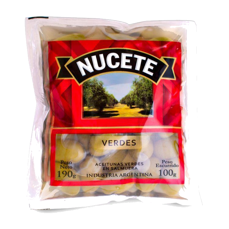 ACEITUNAS VERDES NUCETE X 100 GS