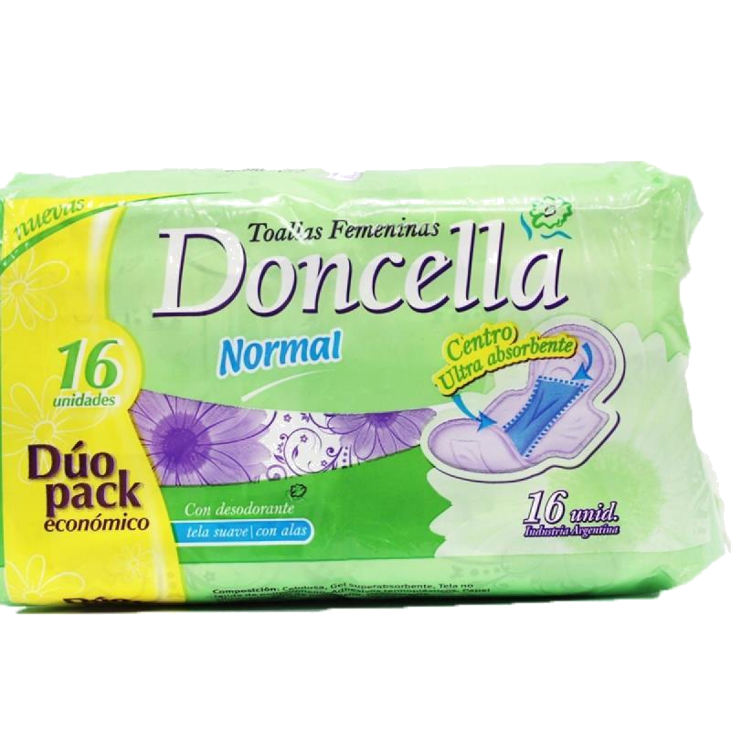 TOALL. DONCELLA DUOPACK C/A 16U. C/DESOD.