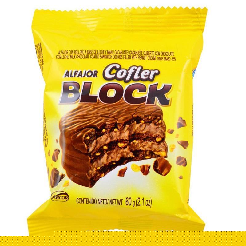 COFLER ALFAJOR BLOCK TRIPLE ARCOR X60GRS