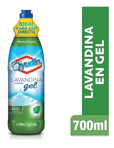LAVANDINA EN GEL AYUDÍN MENTA FRESCA X 700ML