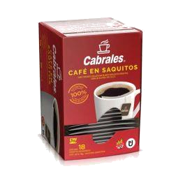 CAFE EN SAQUITOS CABRALES X 18 UN.