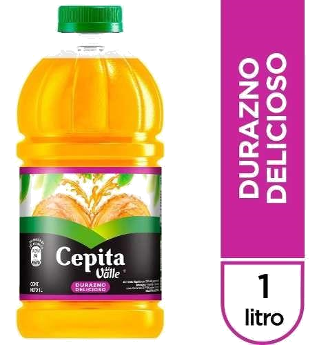 JUGO CEPITA DURAZNO DELICIOSO X 1LTR BOT.