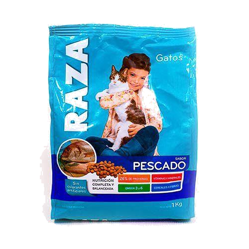 ALIM. GATO PESCADO RAZA X 1K.