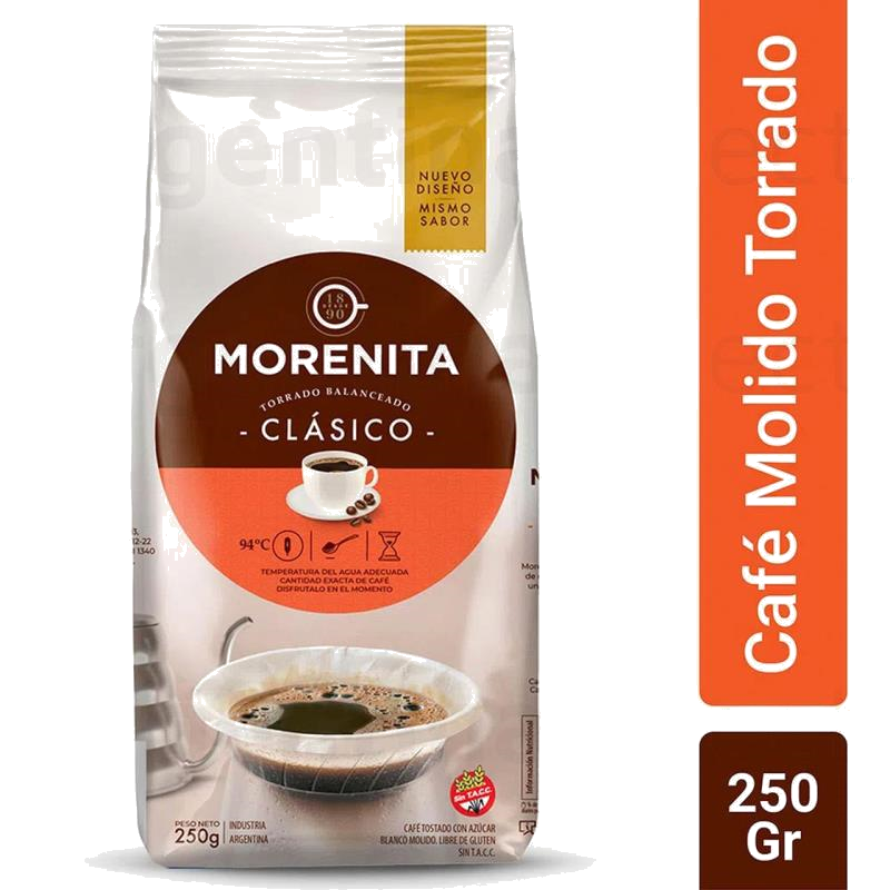 LA MORENITA CAFE MOLIDO INTENSO X125GRS