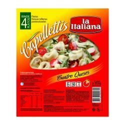 CAPELLETTIS 4 QUESOS LA ITALIANA X 500G