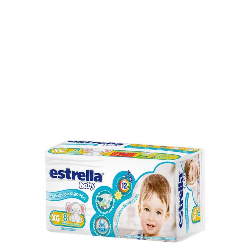 PAÑAL ESTRELLA  BABY XG 8UN.