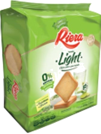 TOSTADAS LIGHT O% GRASA RIERA X 200G.