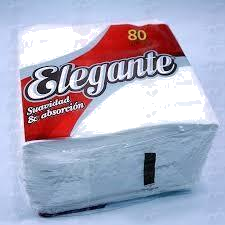 SERVILLETAS BLANCA ELEGANTE X80UD