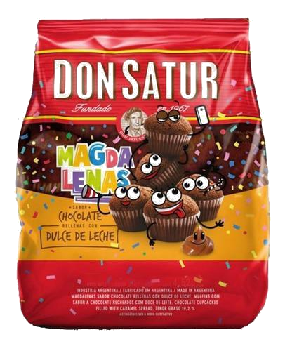 MAGDALENAS DON SATUR CHOC/DULCE LECHE 220G