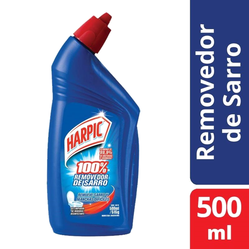 HARPIC 100% REMOVEDOR DE SARRO Y MANCHAS 500ML