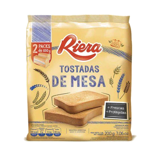 RIERA TOSTADAS CLÁSICAS DE MESA X 200G 