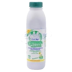 LECHE DESC. 1L LA SERENISIMA BOT. C/HIERRO