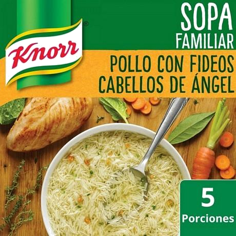 KNORR SOPA POLLO C/FIDEOS CABELLOS DE ANGEL X 105.6G