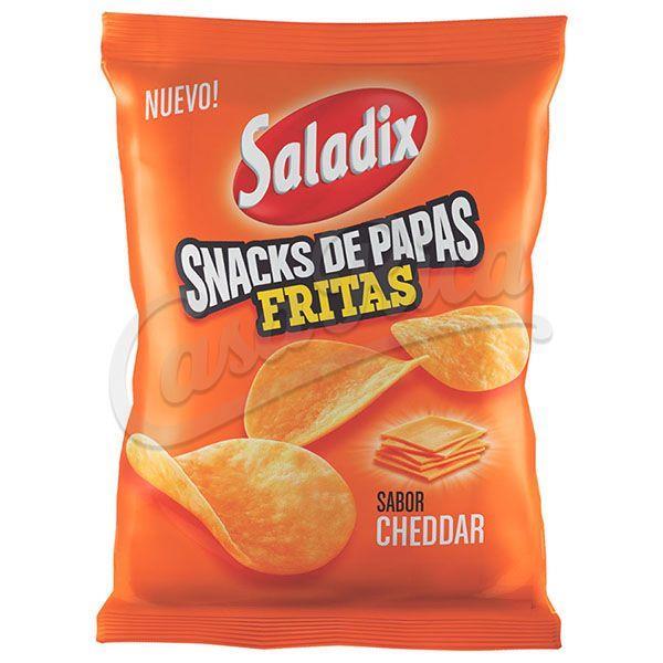 ARCOR SALADIX SNACKS DE PAPAS FRITAS SABOR CHEDDAR X 95G