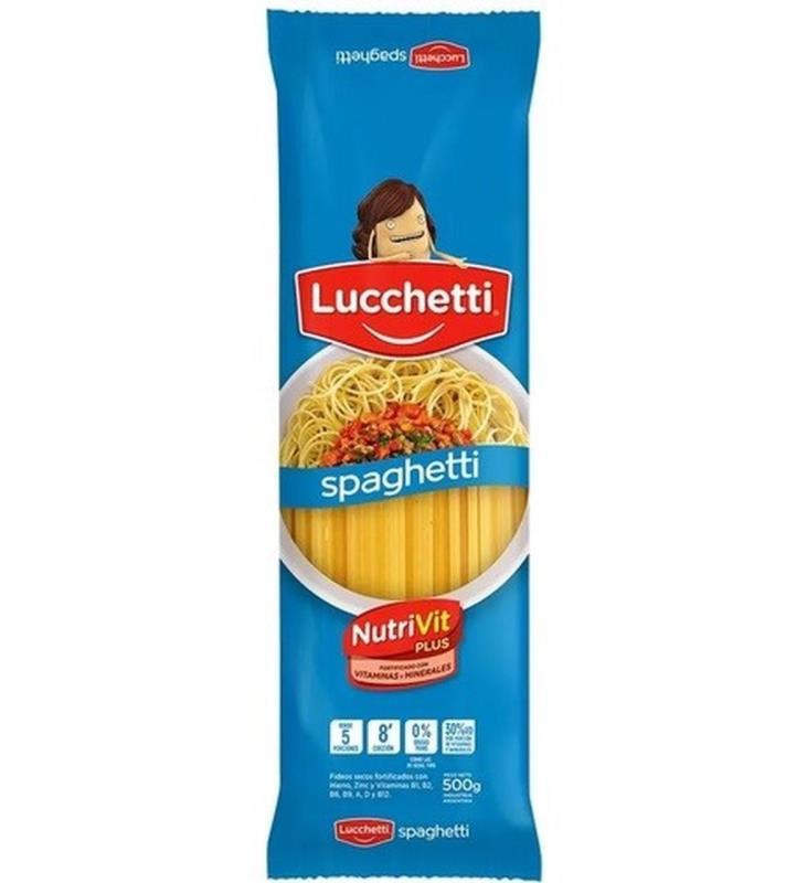 FIDEO LUCCHETTI SPAGHETTI LARGO X 500 GR.