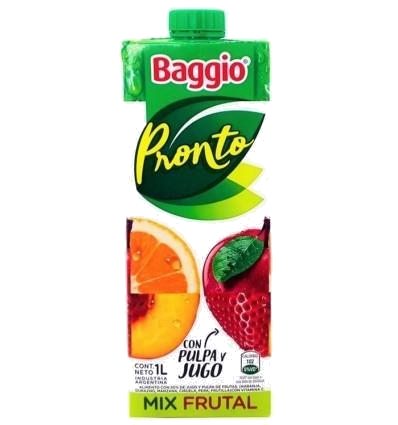 JUGO BAGGIO PRONTO MIX FRUTAL X 1L.